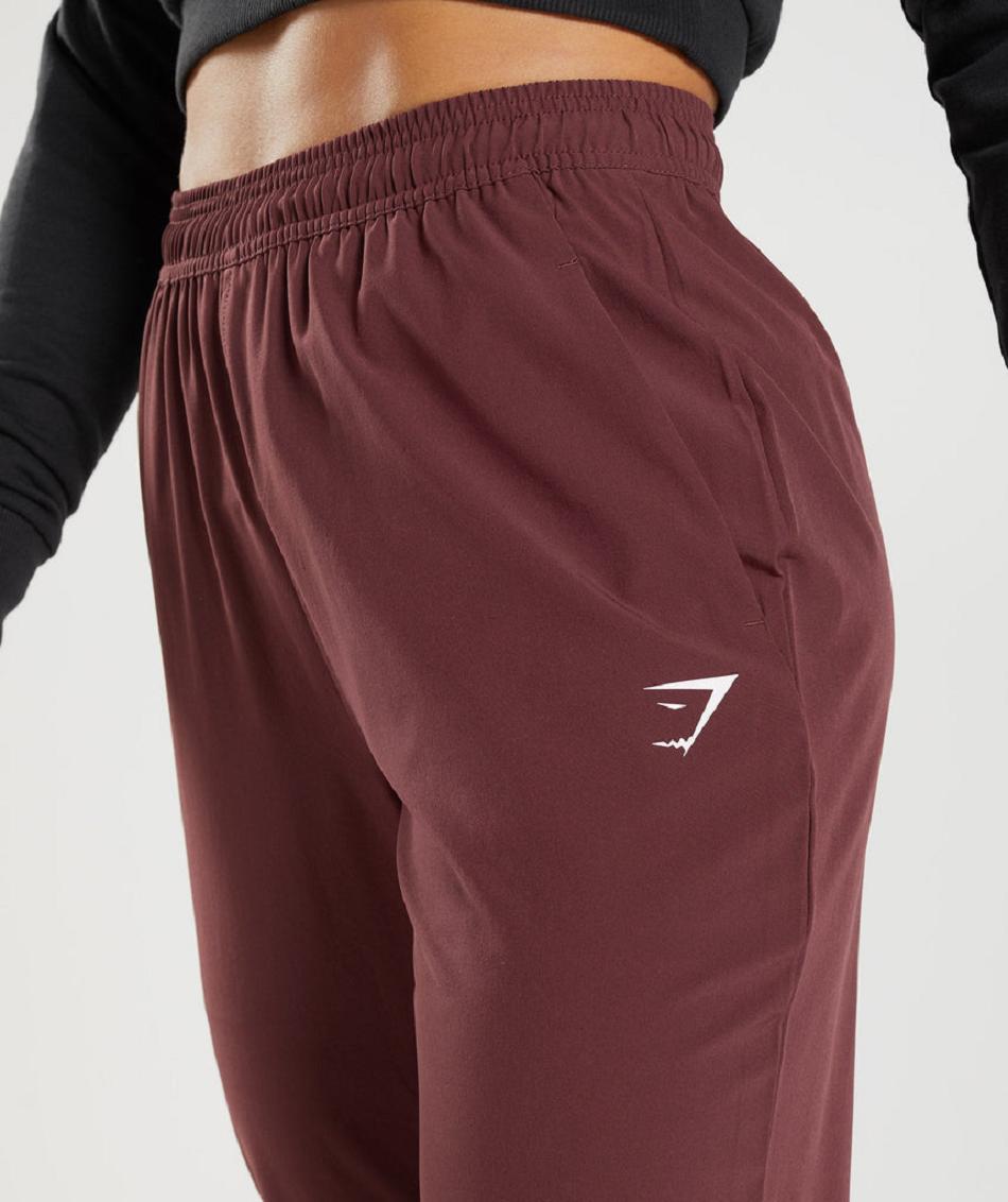 Gymshark Training Woven Ženske Jogger Hlače Roze Smeđe | HR 4119NWY